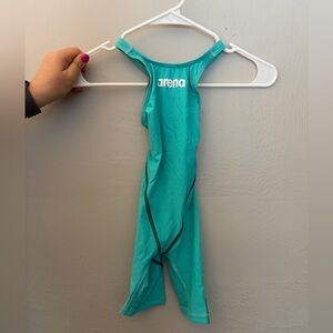 Arena Girls' Powerskin ST Next Open Back Tech
Suit Swimsuit Aquamarine